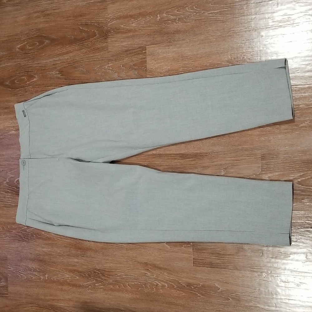 (14) Badgley Mischka Formal Office Workwear Straight Leg Trousers Slim Business